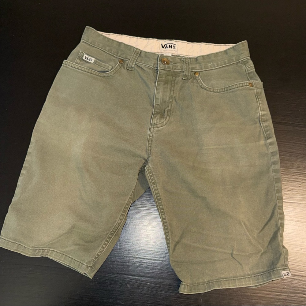 Vans Men's Olive Jean Shorts‎